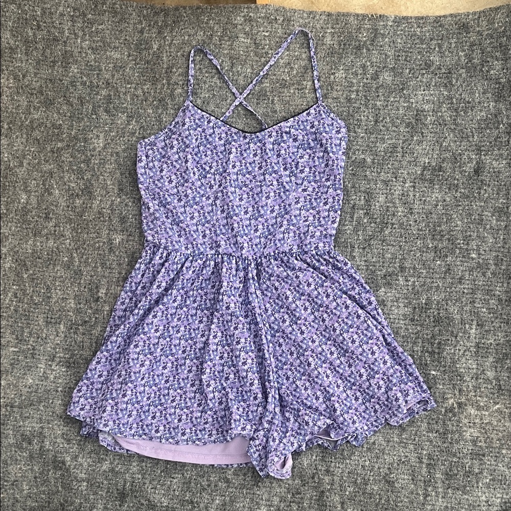 Urban Outfitters Lavender Floral Kids Romper